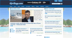 Desktop Screenshot of fijivillage.com